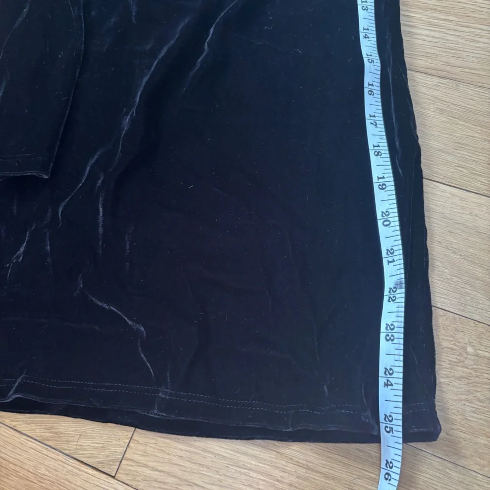 New With Tags Sezane Black Velvet Djoy Dress Dress - Size 34 - Picture 6 of 10